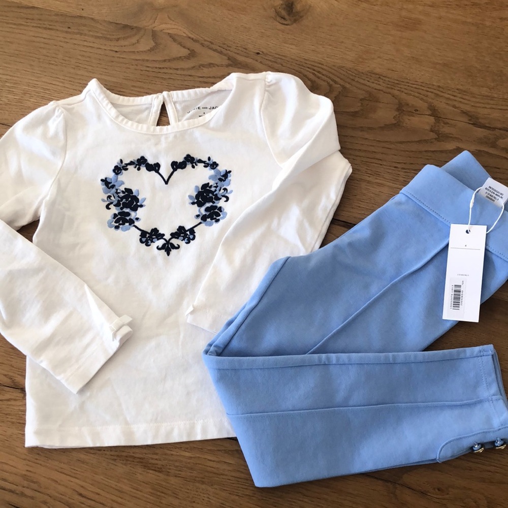 NWT Janie and Jack Shirt and Pants